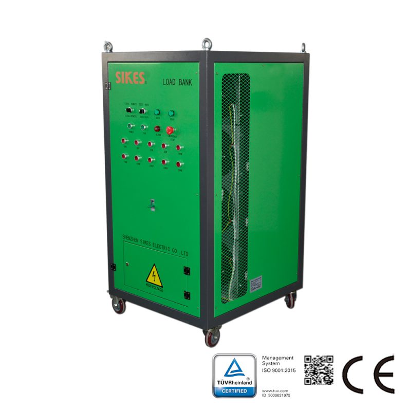 Resistive load bank 100KW, 500VDC, 800VDC
